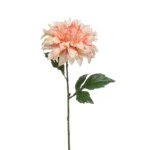 umetno cvetje - umetna Dalija peach 60 cm