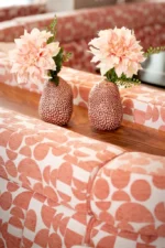 umetno cvetje - umetna Dalija peach 60 cm