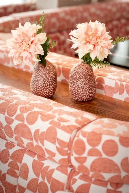 umetno cvetje - umetna Dalija peach 60 cm