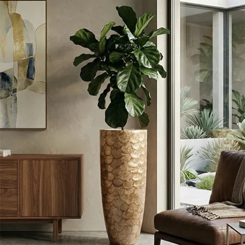 Okrasni lonec Grand gold 70 in 90 cm