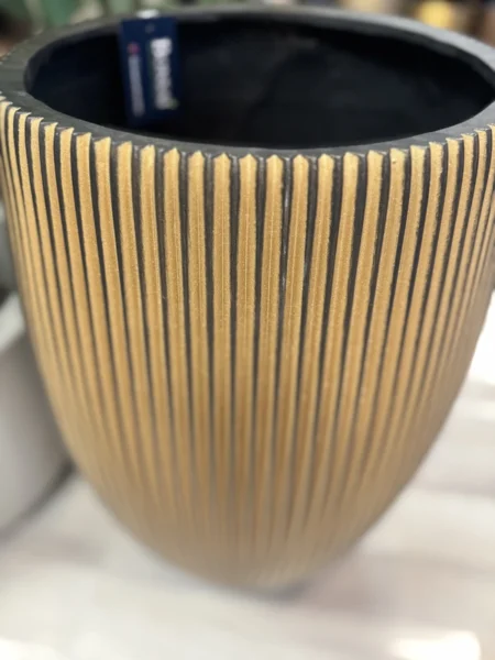 Okrasni lonec Sofija 60x40 royal gold - moderni okrasni lonci za rože