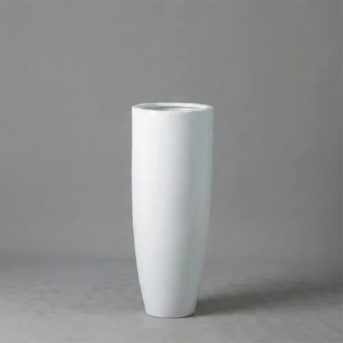 Okrasni lonec za rože Pure Royal 80x40 cm white