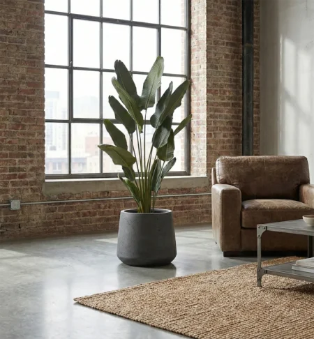 Umetna strelicija Pure 180 cm