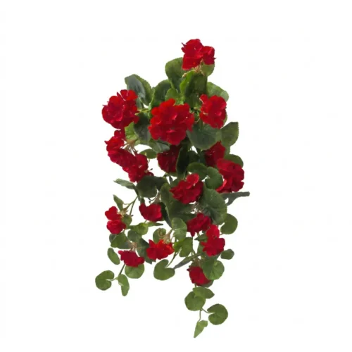 Umeta geranija rdeča viseča 80cm UV