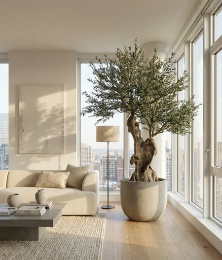 Umetna oljka Royale 300 cm velika umetna oljčna drevesa - oljčno drevo 300