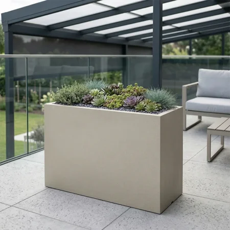 Cvetlično korito za rože Dolomite2 Soft Stone barva Cvetlično korito za rože Dolomite2 Soft Stone - cvetlična korita za terase Cvetlično korito za rože Dolomite2 Soft Stone barva