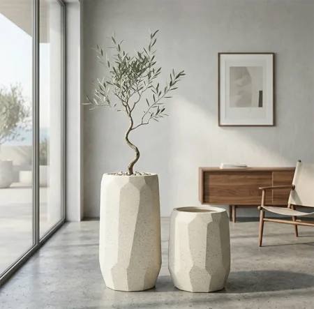 Okrasni lonec za rože VIREO sand Okrasni lonec za rože VIREO sand