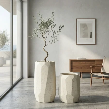 Okrasni lonec za rože VIREO sand