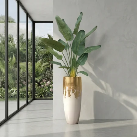 Umetna strelicija Pure 180 cm