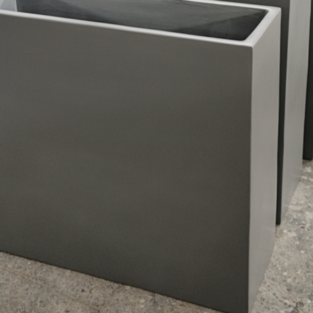 Cvetlično korito Astra sive barve 90 x 32 x 80 cm