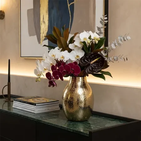 Vaza za rože Selena gold D21 H30 -