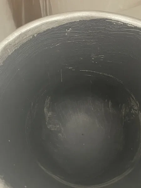 Visok okrasni lonec Elio 87 x 38 cm srebrne barve