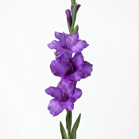 Umetna Gladijola 86 cm modro-vijoličasta