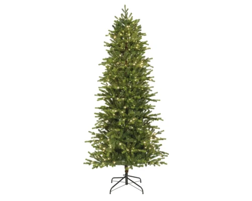Umetna novoletna jelka Greenland slim 210 cm z LED lučkami