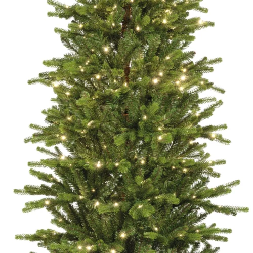 Umetna novoletna jelka Greenland slim 210 cm z LED lučkami