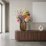 Okrasni lonec Sabrien zlat 30 x 34 cm ALU