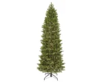 Umetna jelka z lučkami slim Arosa 210cm 100% PE veje iglice