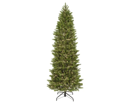 Umetna jelka z lučkami slim Arosa 210cm 100% PE veje iglice