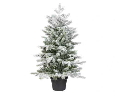 Umetna zasnežena jelka Grandis 90 cm