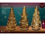 Steklene mikro LED jelke rjave 17,5 cm komplet 3 kosov_2