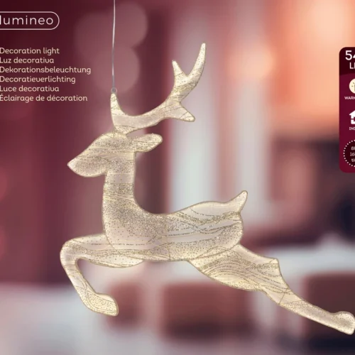 LED severni jelen bel 71 cm_2