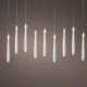 LED čarobne sveče bele 15 cm, komplet 10 kosov