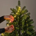 Mikro LED lučke za jelko srebrni kabel 240 cm_4