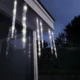 LED ledene sveče toplo bele 360 × 39 cm